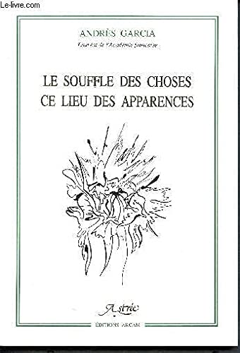 Le souffle des choses, ce lieu des apparences Books