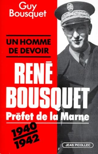René Bousquet, préfet de la marne book