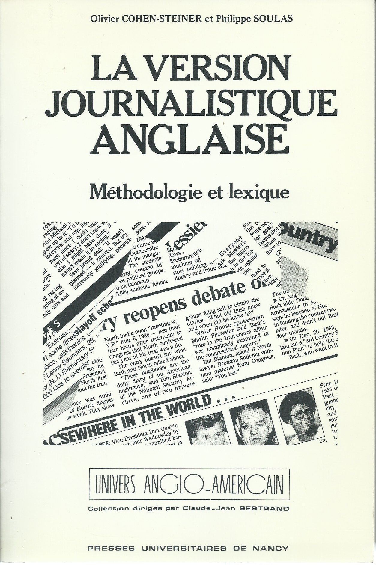 LA VERSION JOURNALISTIQUE ANGLAISE. Méthodologie et lexique book