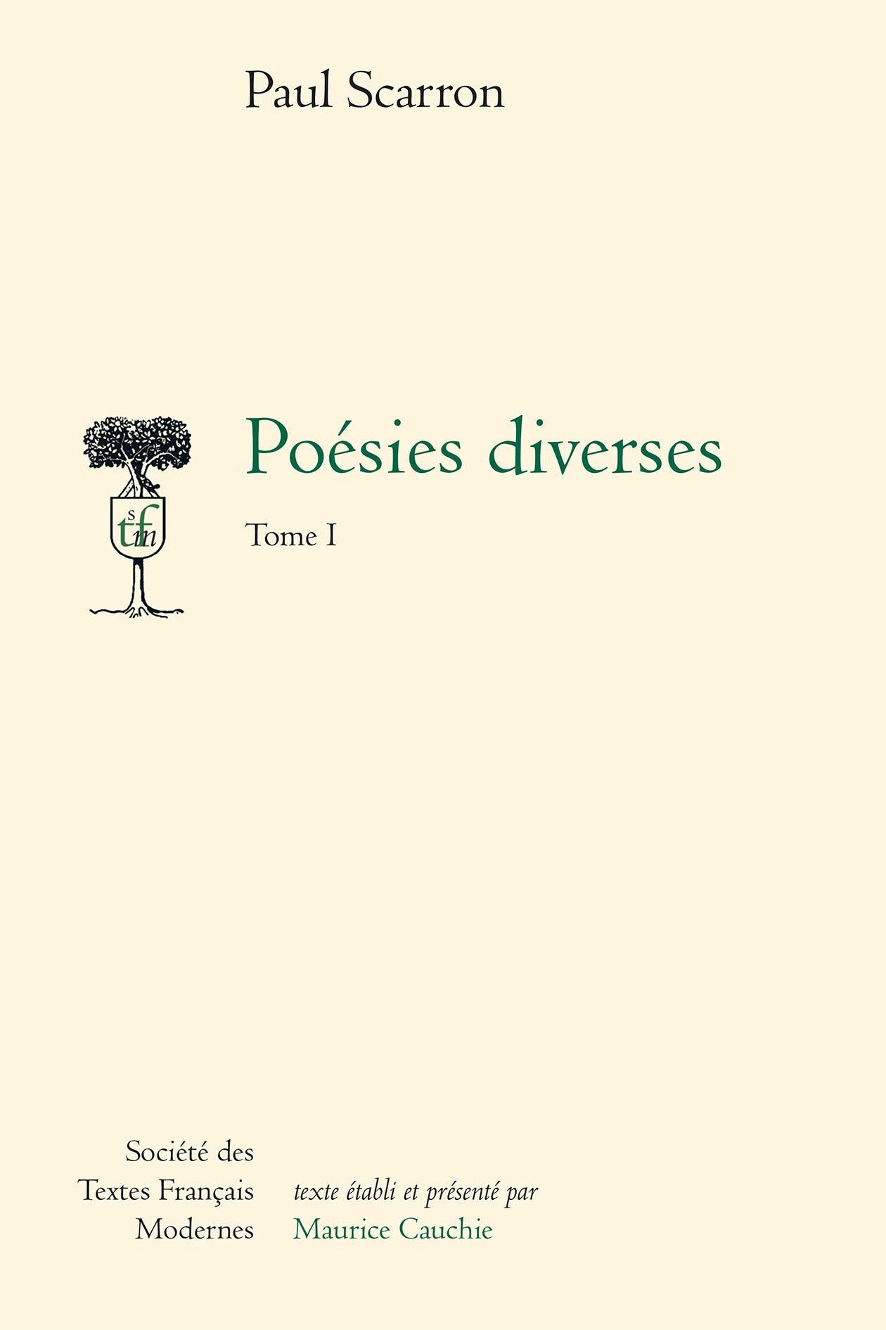 Poésies diverses. Vol. 1 book