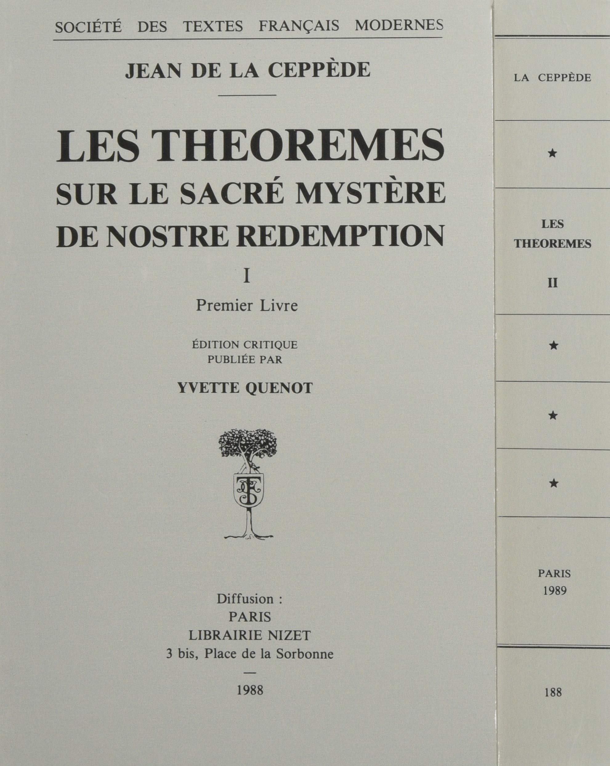 Les théorèmes sur le sacré mystère de notre Rédemption book