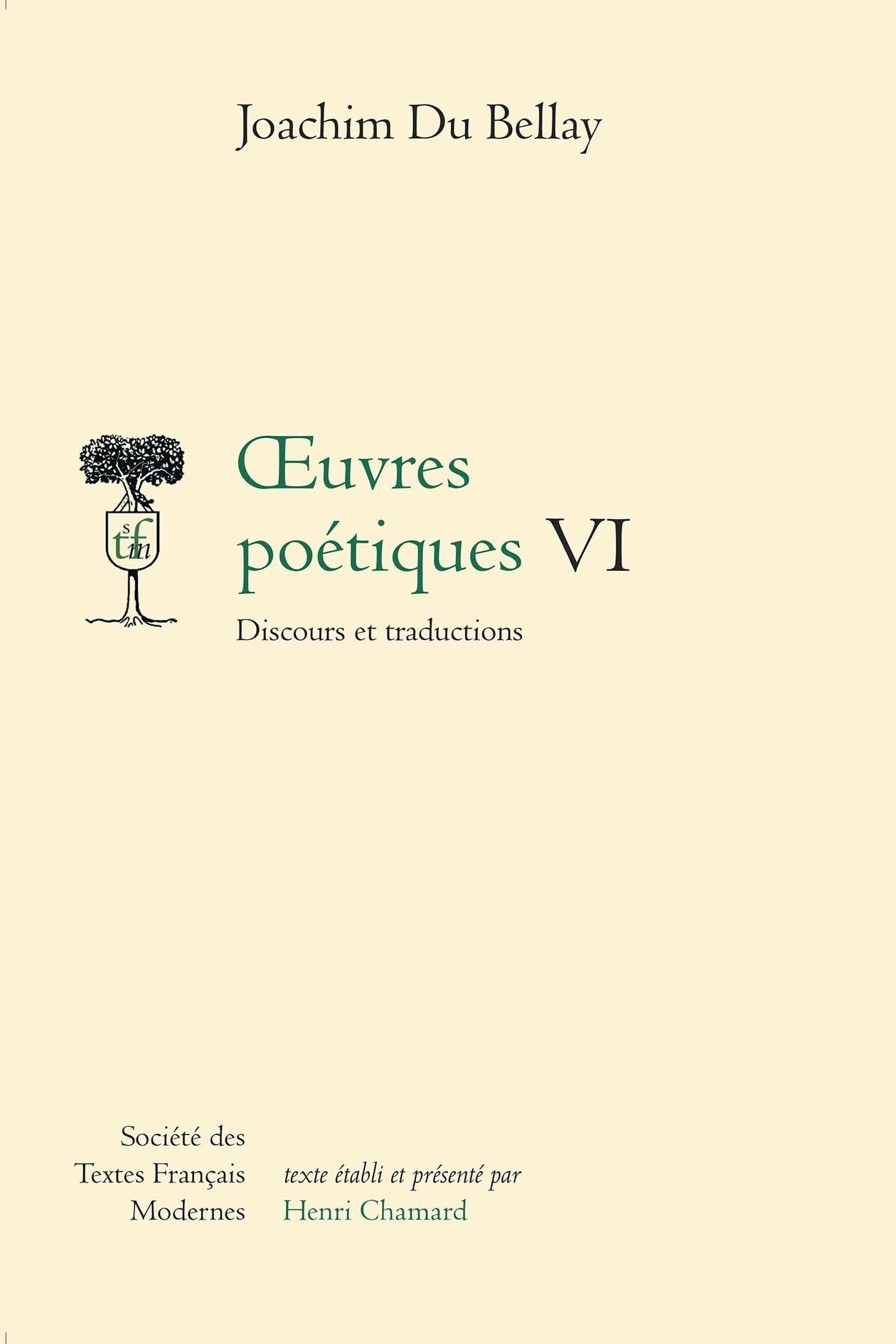 Oeuvres poétiques. Vol. 6 Classics