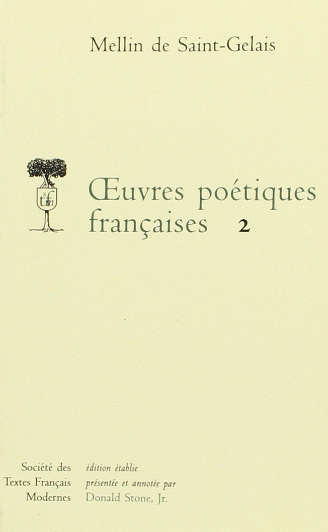 Oeuvres poétiques françaises. Vol. 2 book