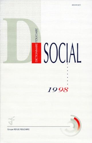Dictionnaire Fiduciaire Social. 17eme Edition 1998 book