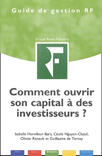 Comment Ouvrir Son Capital A Des Investisseurs ? Books