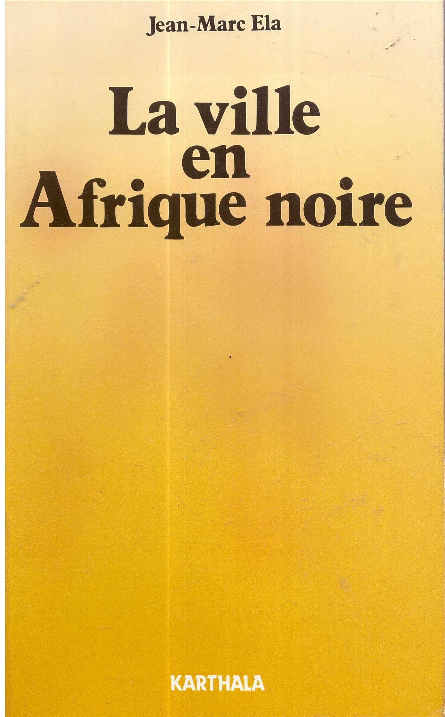 La Ville en Afrique noire Books