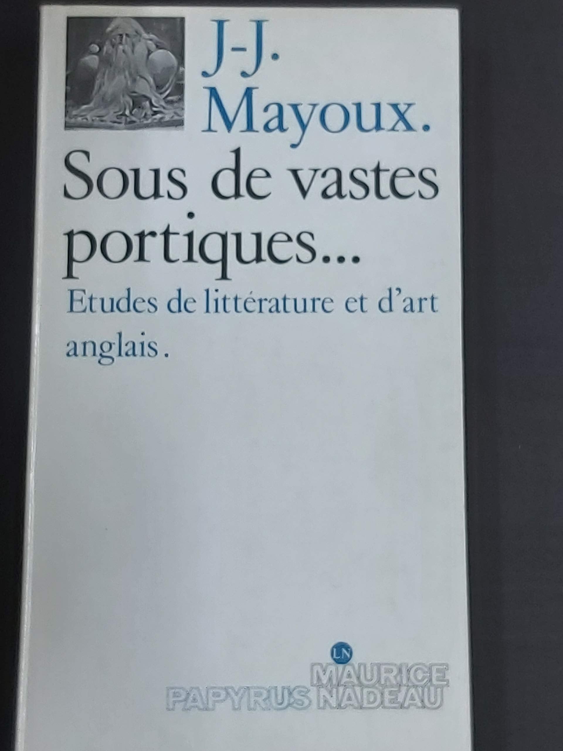 Sous de vastes portiques... Etudes de littérature et d'art anglais. Books