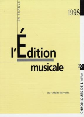 L'édition musicale en France book