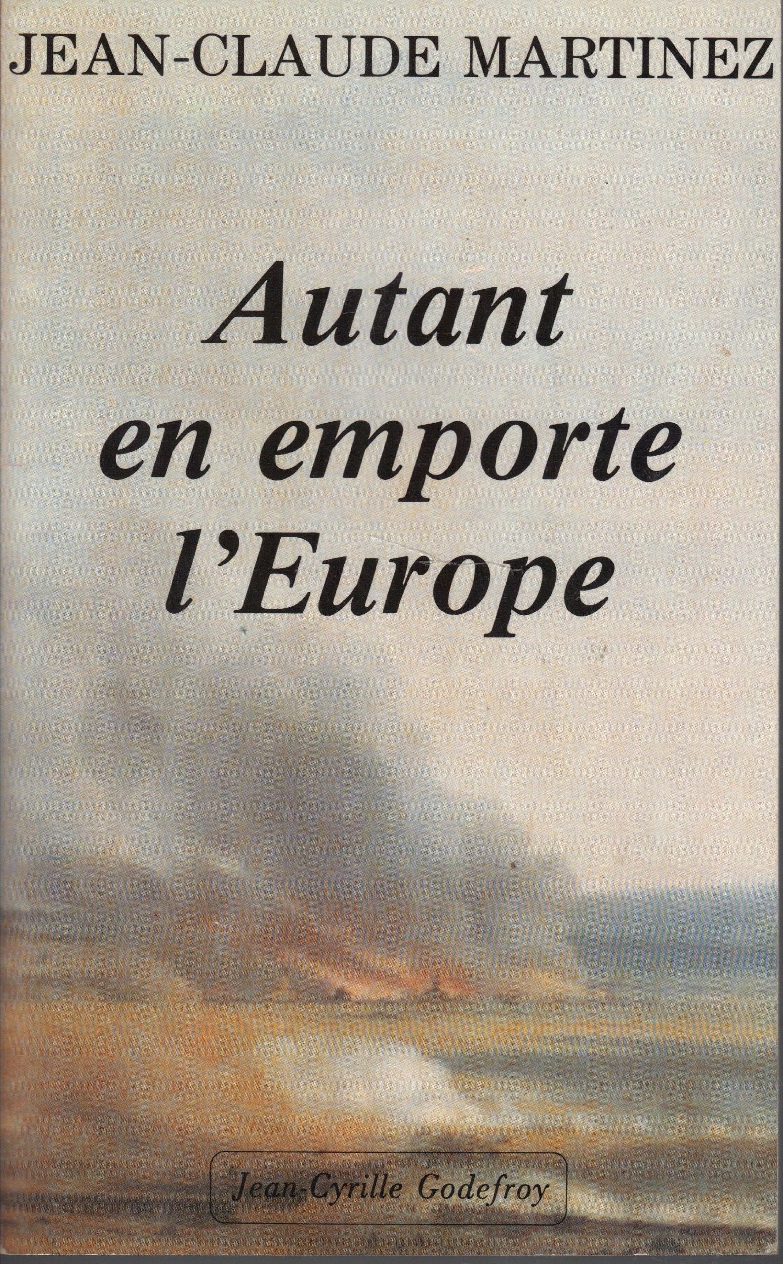 Autant en emporte l'Europe book