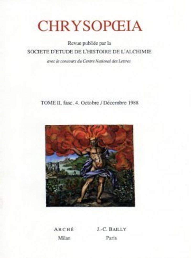 Chrysopoeia (tome 2 fasicule 4 octobre/decembre 1988) book