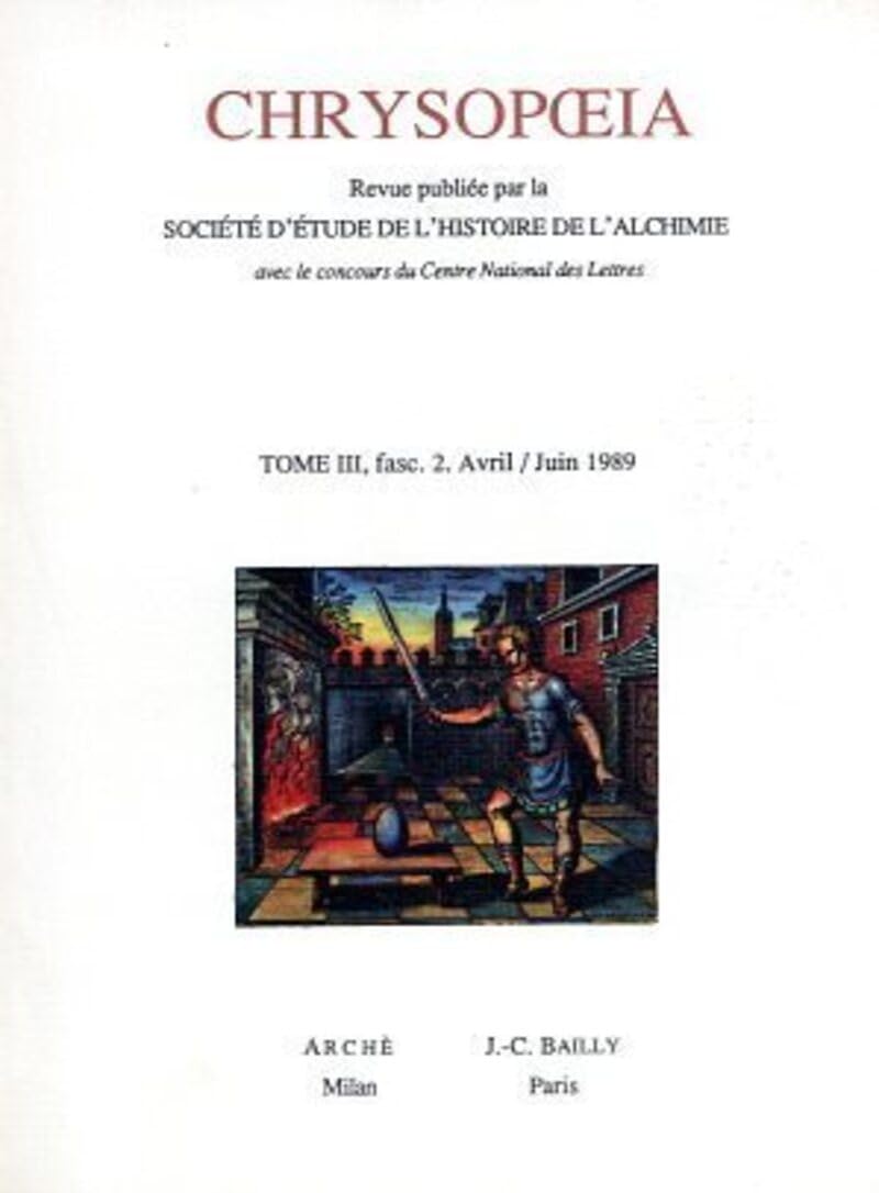 Chrysopoeia - tome 3 - fasc. 2. Avril/Juin 1989 book