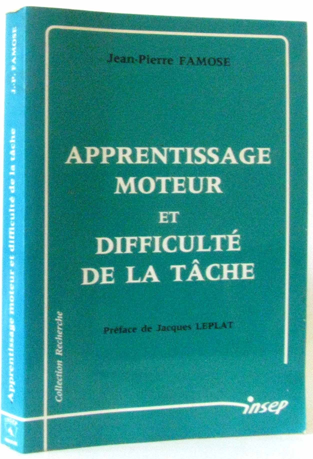 Apprentissage moteur et difficulté de la tâche Leisure & Fun