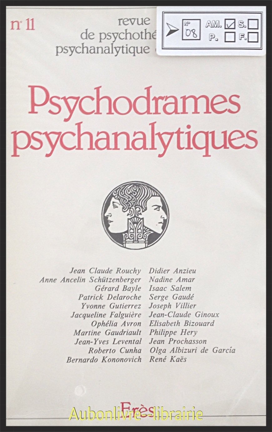 Psychodrames psychanalytiques 031395 (Rppg) Books