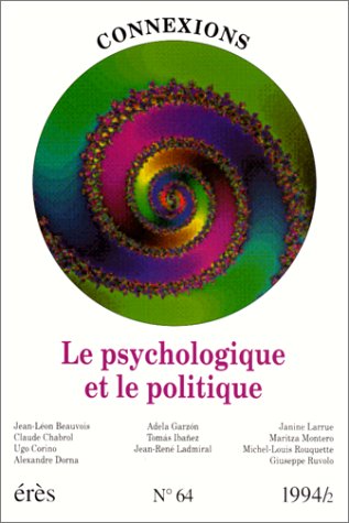 Connexions, N° 64 : Le psychologique et le politique Books