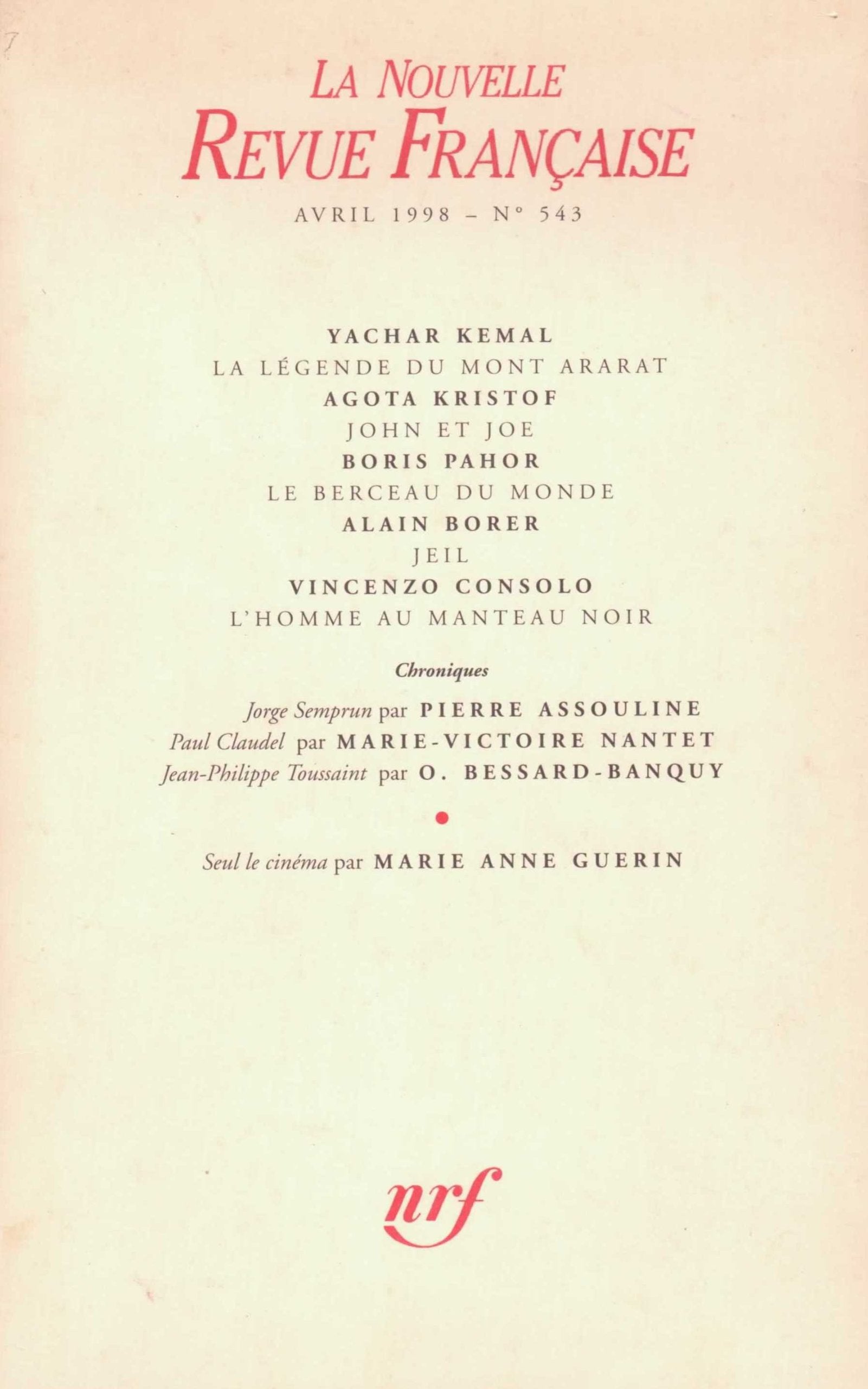 Product Image: Collection rencontre, numéro 1993-1994