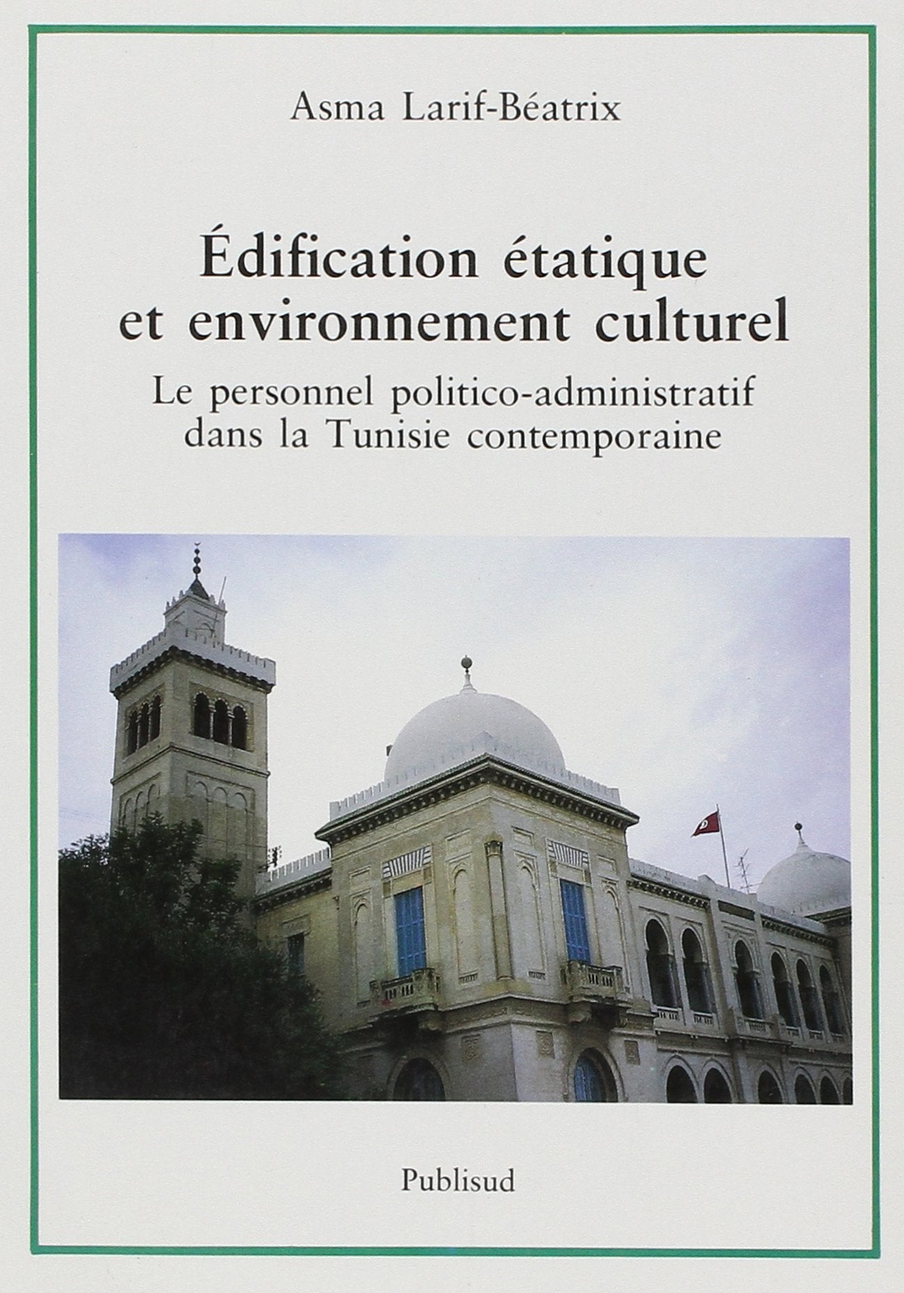 Edification étatique et environnement culturel: Le personnel politico-administratif dans la Tunisie contemporaine book