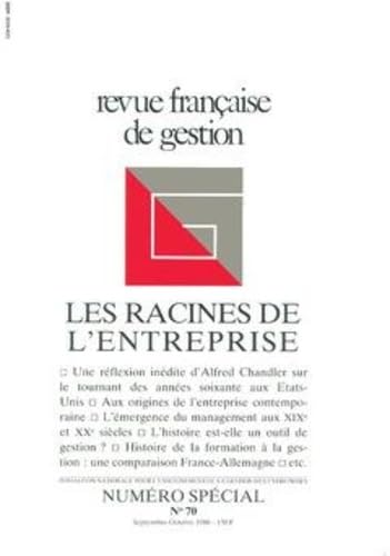 Revue française de gestion N° 70 septembre-octobre 1988 book