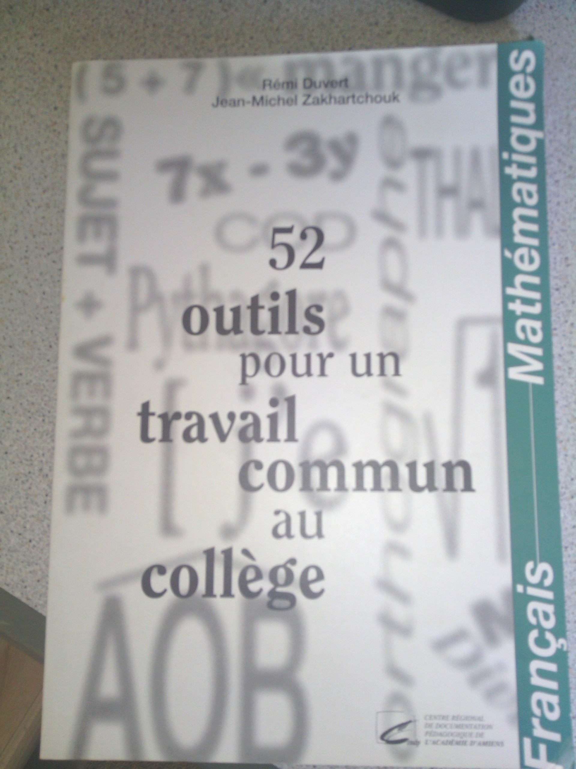 Frs maths si outils pour le travail 800b5202 book
