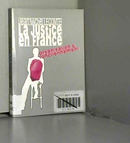 La justice en France crdp de bourgogne Books