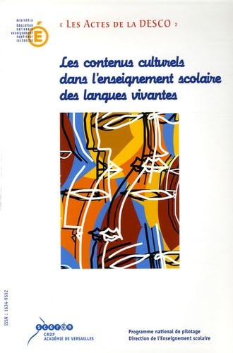 Les contenus culturels dans l'enseignement scolaire des langues vivantes Books