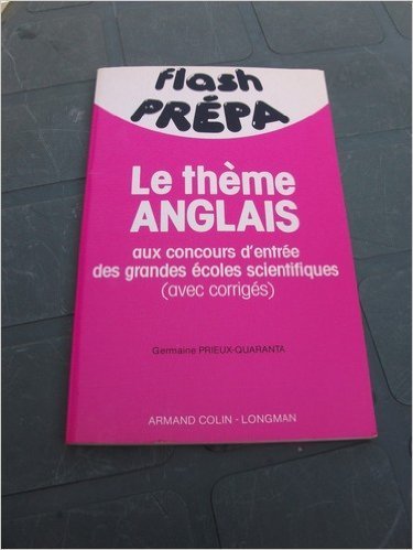 Le Thème anglais aux concours scientifiques Books