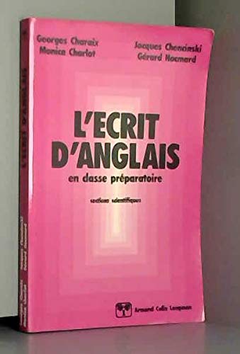 L'Ecrit d'anglais en classe préparatoire : sections scientifiques book