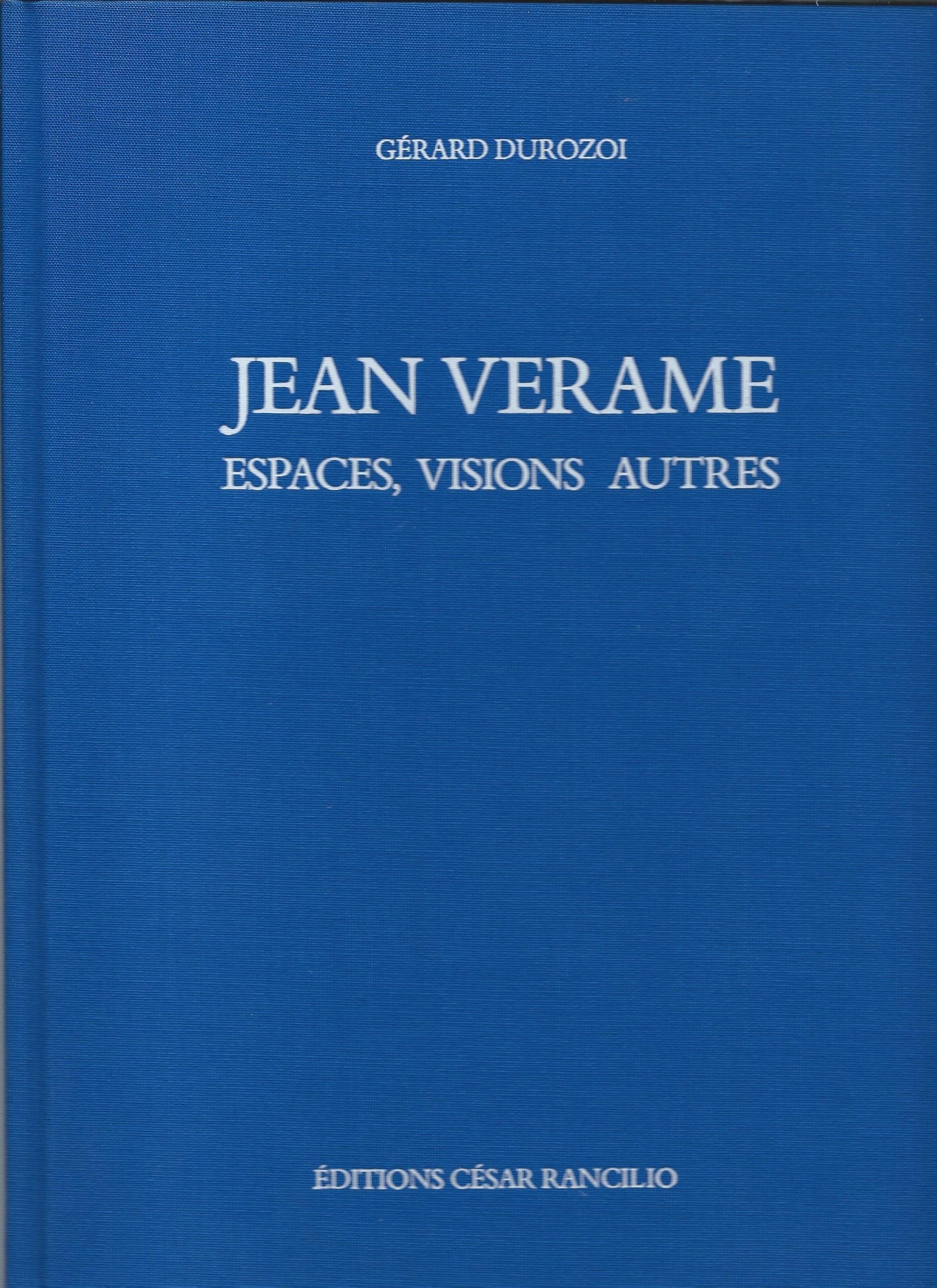 Jean Verame. Vol. 1. Espaces, visions autres Books