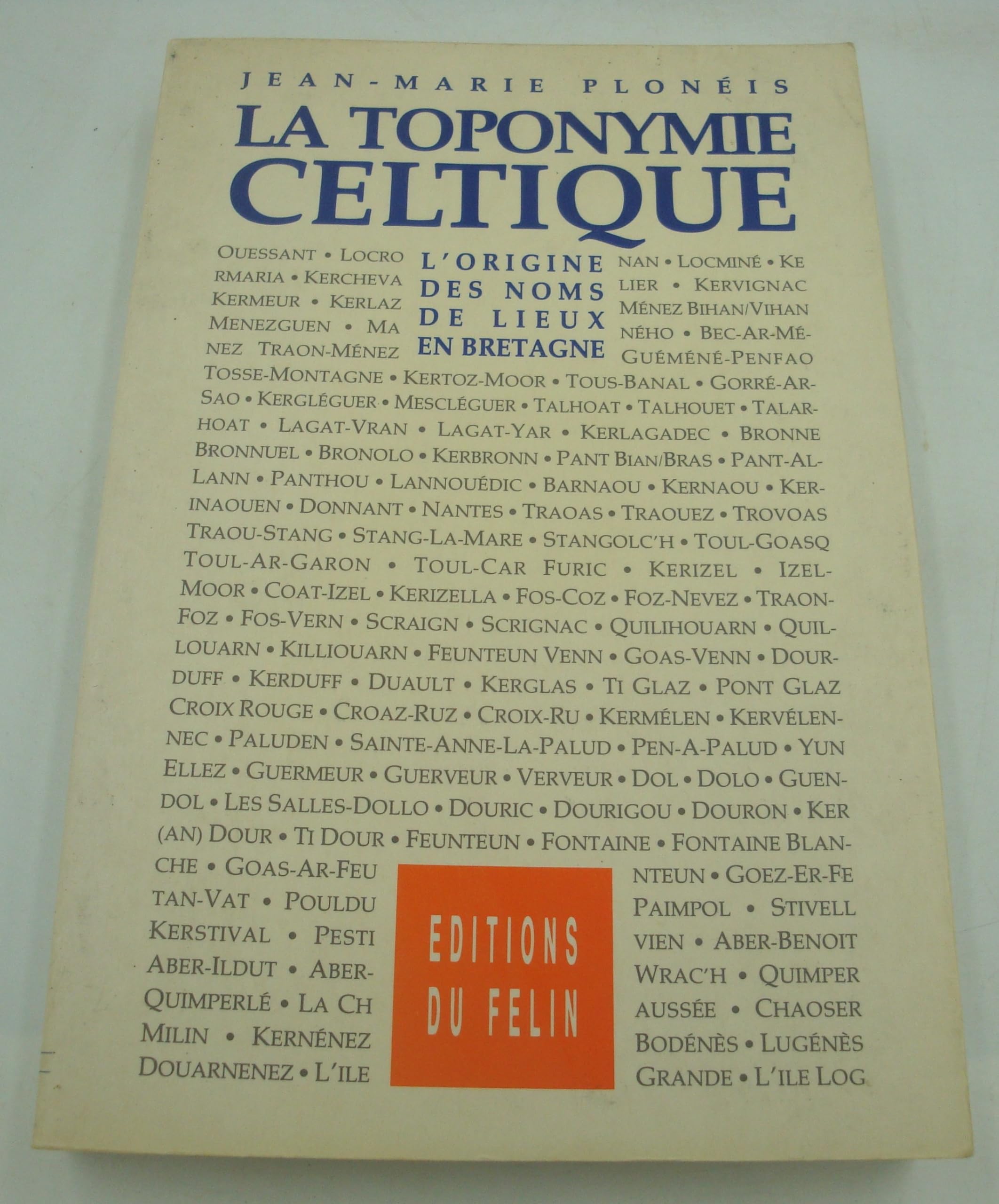 La toponymie celtique Tome 1: book