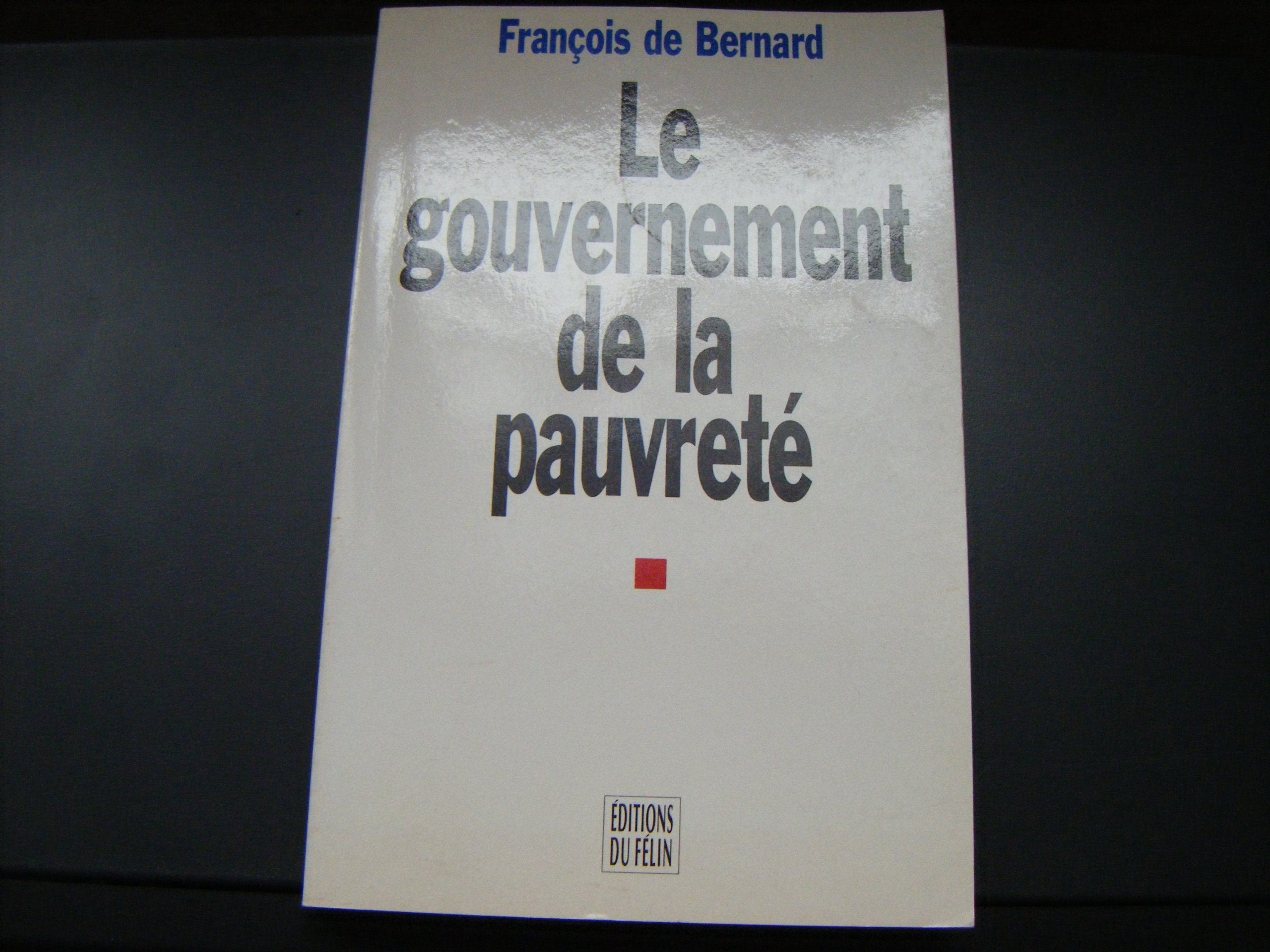 Le gouvernement de la pauvreté book