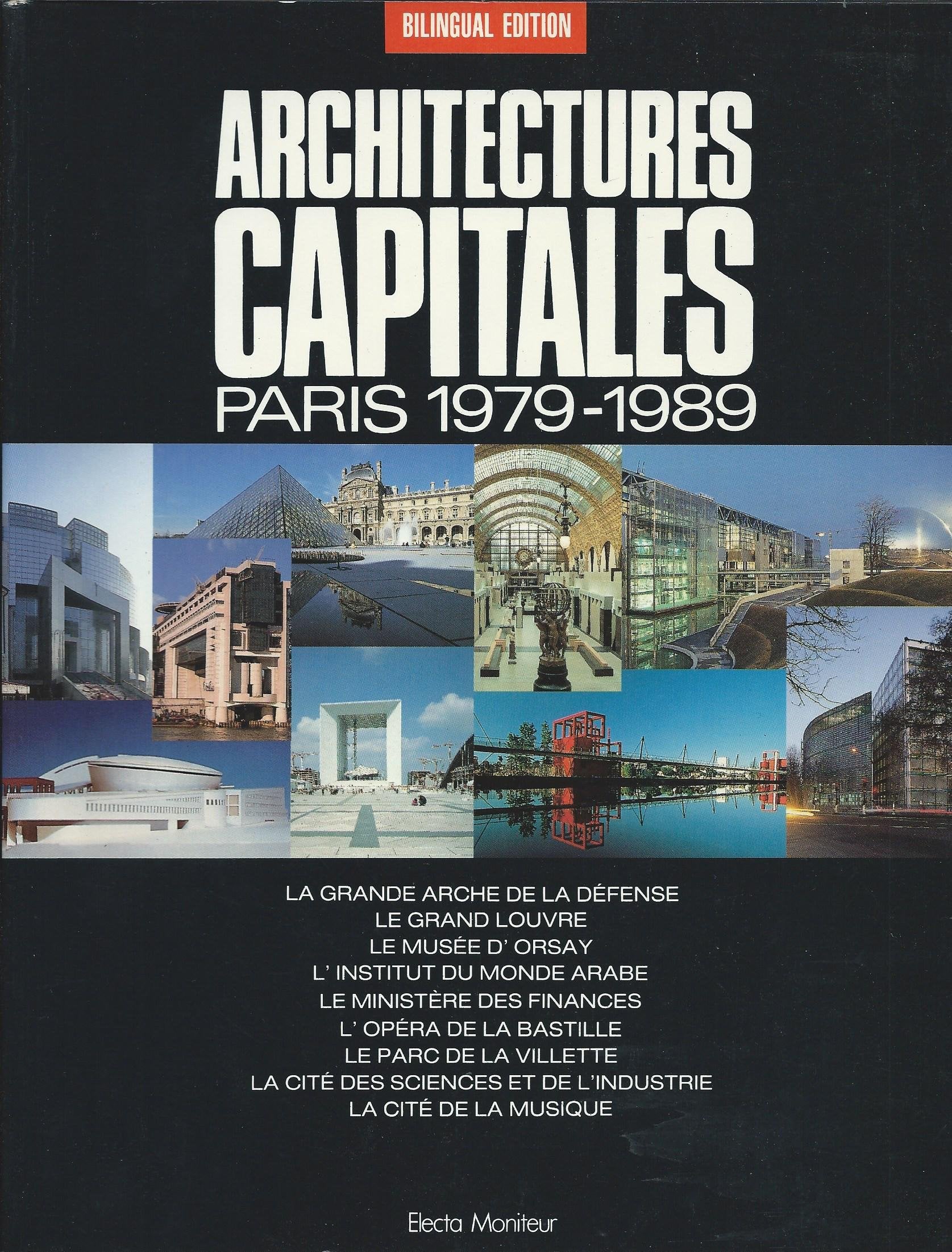 Architectures capitales: Paris 1979-1989 Books