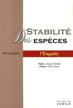 Stabilité des espèces : l'enquête book
