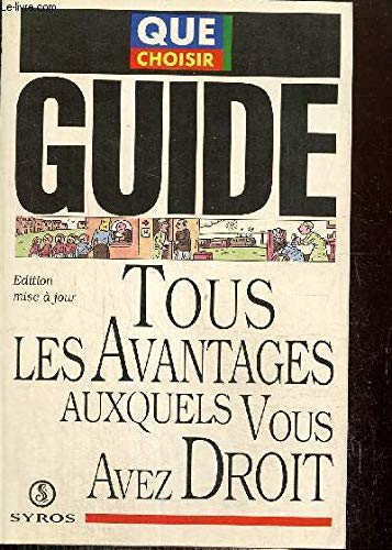 Tous les avantages auxquels vous avez droit book