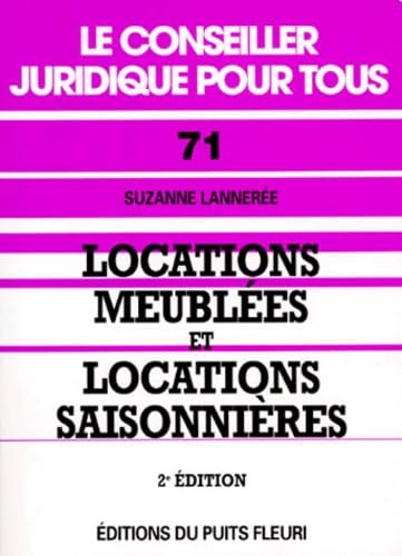Les locations meublées, les locations saisonnières book