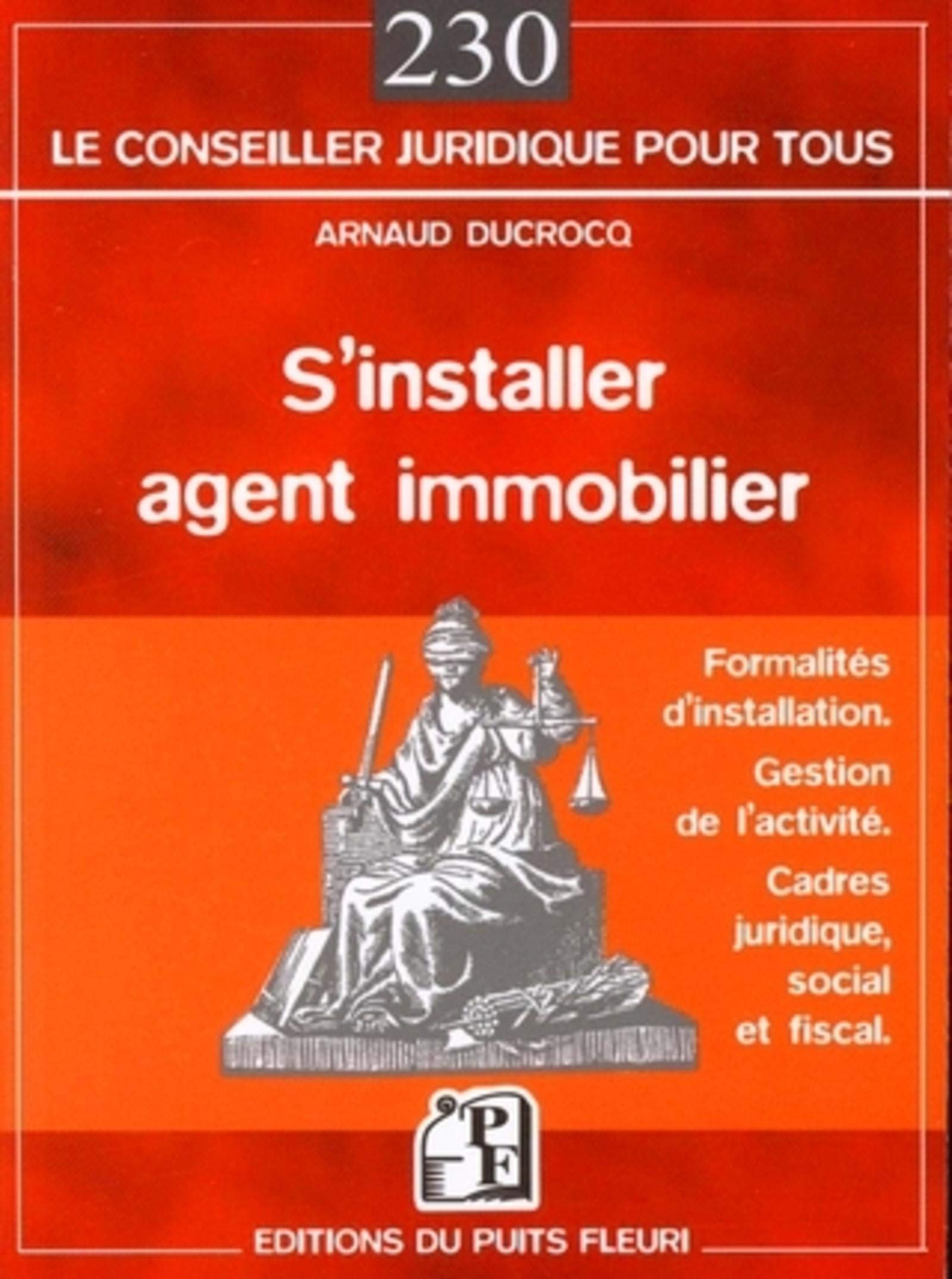 S'INSTALLER AGENT IMMOBILIER. FORMALITES D'INSTALLATION. GESTION DE L'ACTIVITE.: Formalités - Cadres juridique, social et fiscal Books