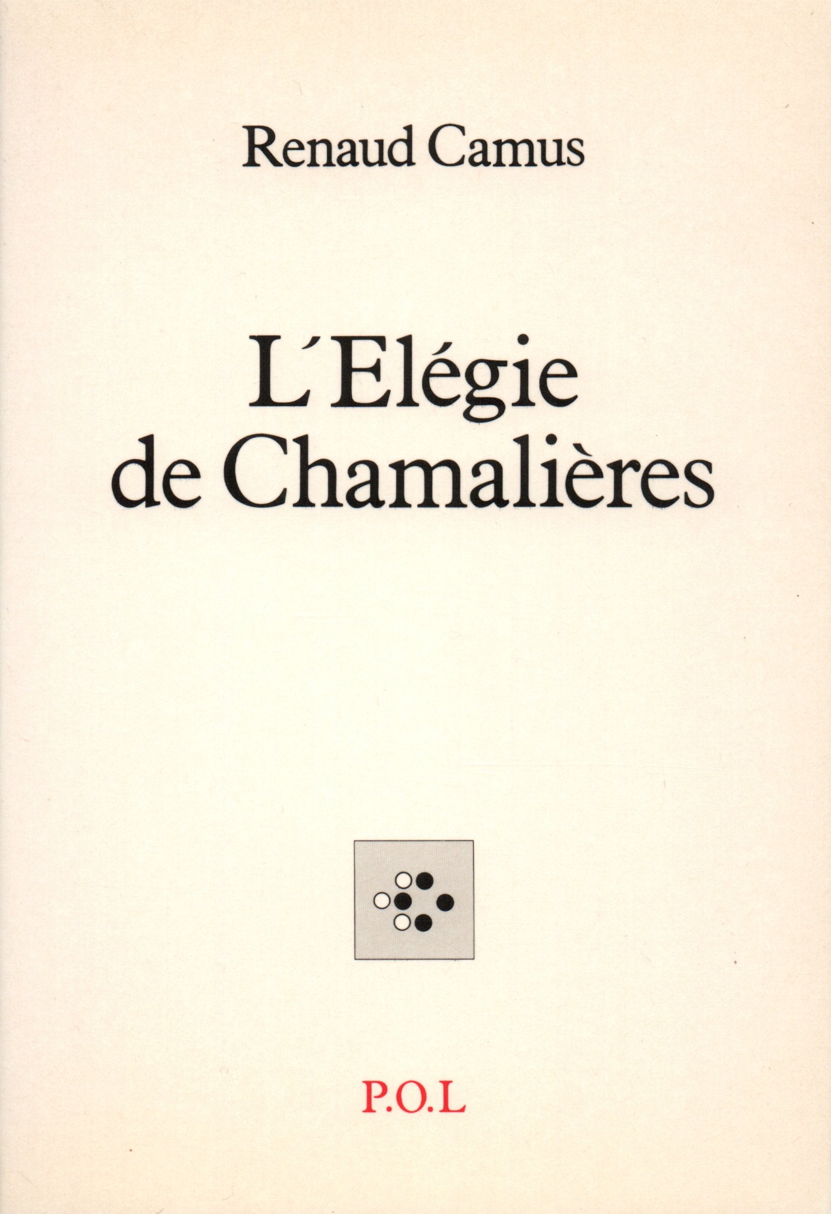 L'Élégie de Chamalières: Die Fluten der Herkunft Contemporary literature