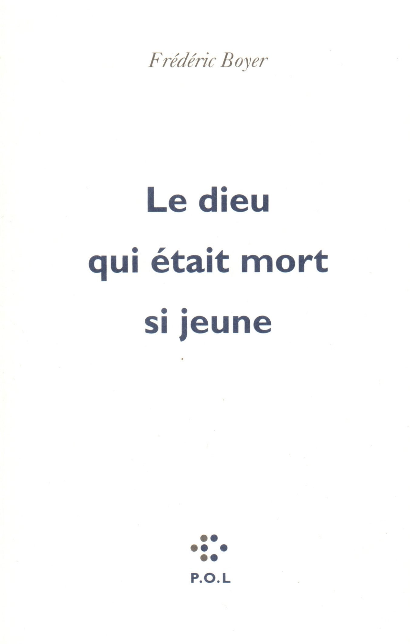 Le dieu qui était mort si jeune Essays & Short Stories