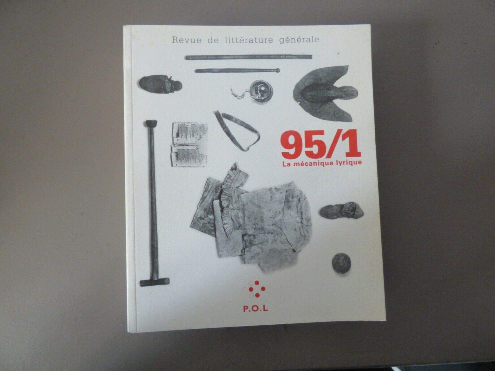 La mécanique lyrique 95/1 book