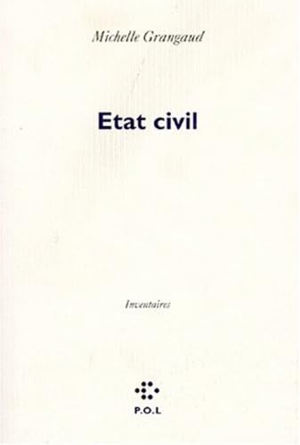 Etat Civil: Inventaires Contemporary literature