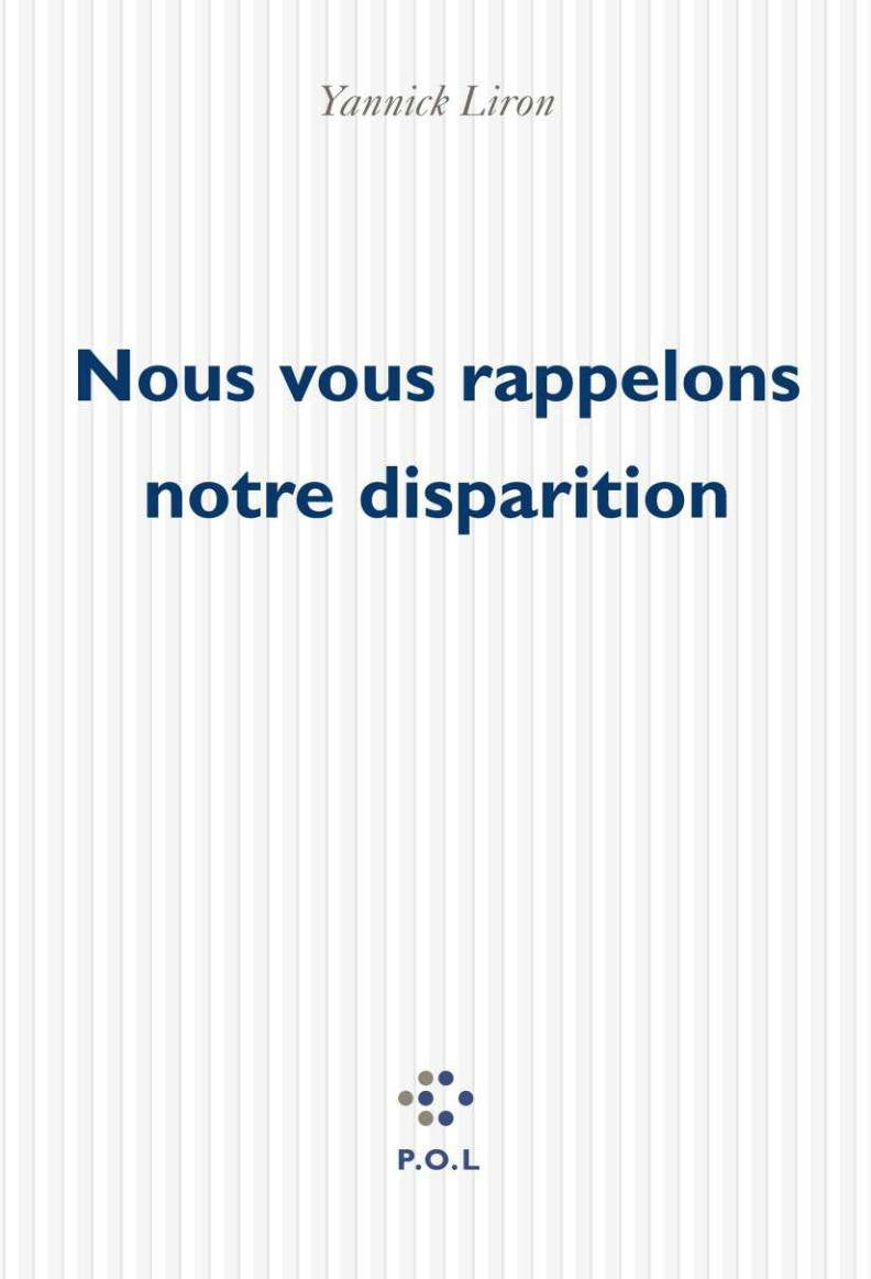 Nous vous rappelons notre disparition Contemporary literature