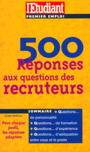 500 réponses aux questions des recruteurs book