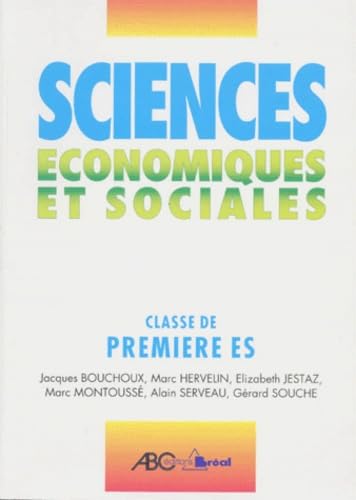 Sciences économiques et sociales. Première ES book