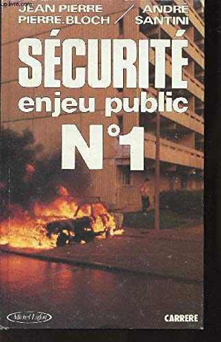 Sécurité enjeu public N°1 Books