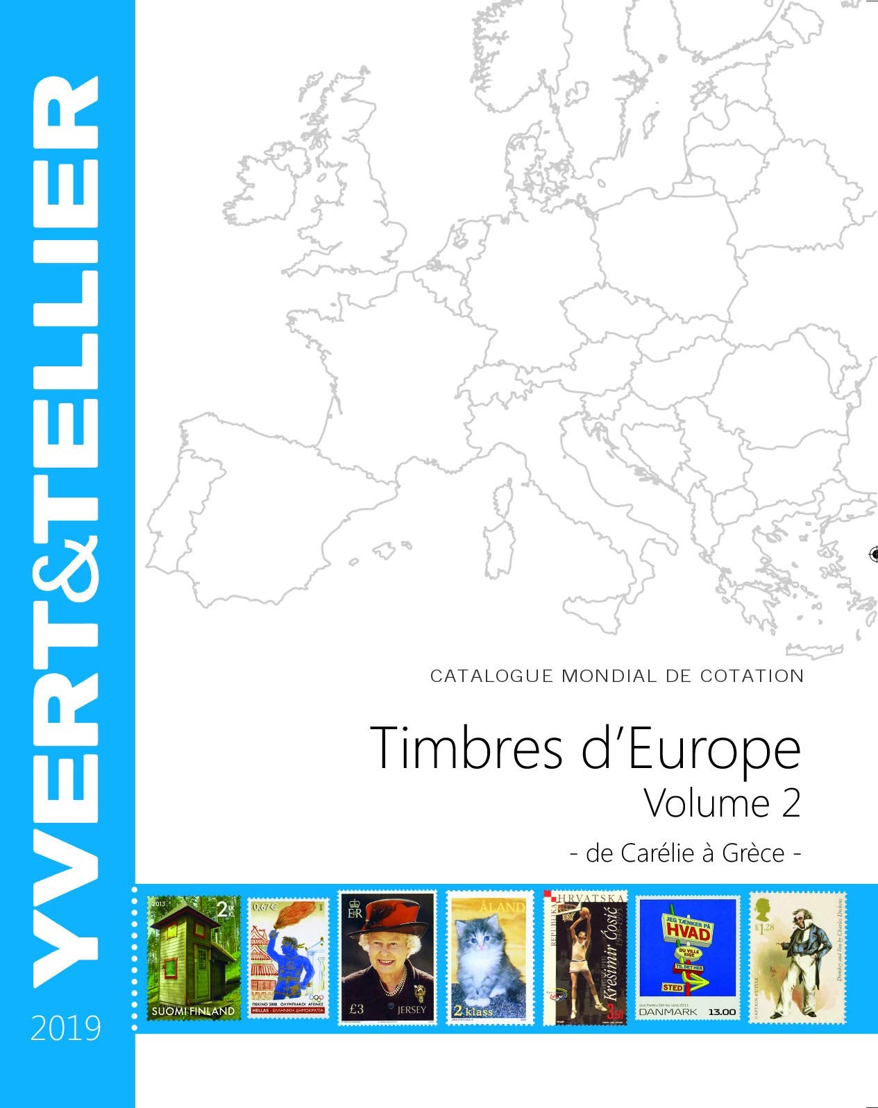 Catalogue de timbres-poste d'Europe: Volume 2, Carélie à Grèce book