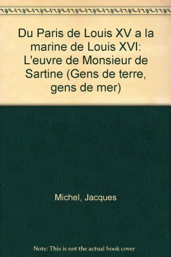 Du Paris de Louis XV à la Marine de Louis XVI book