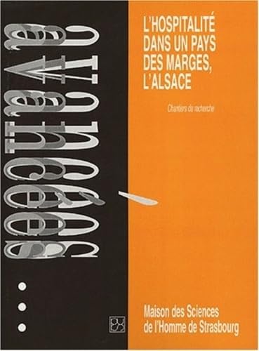 Collection avancées, tome 5 : L'hospitalité dans un pays des marges, l'Alsace book