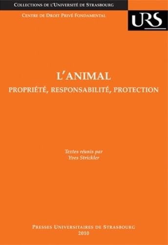 L'animal : Propriété, responsabilité, protection Books