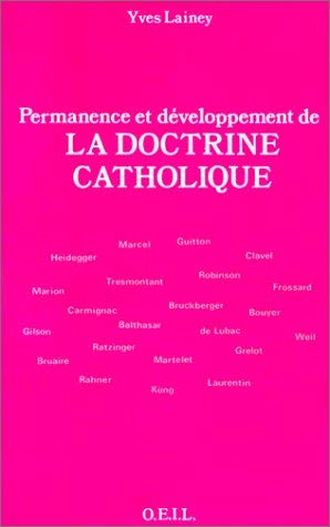 Permanence et développement de la doctrine catholique book