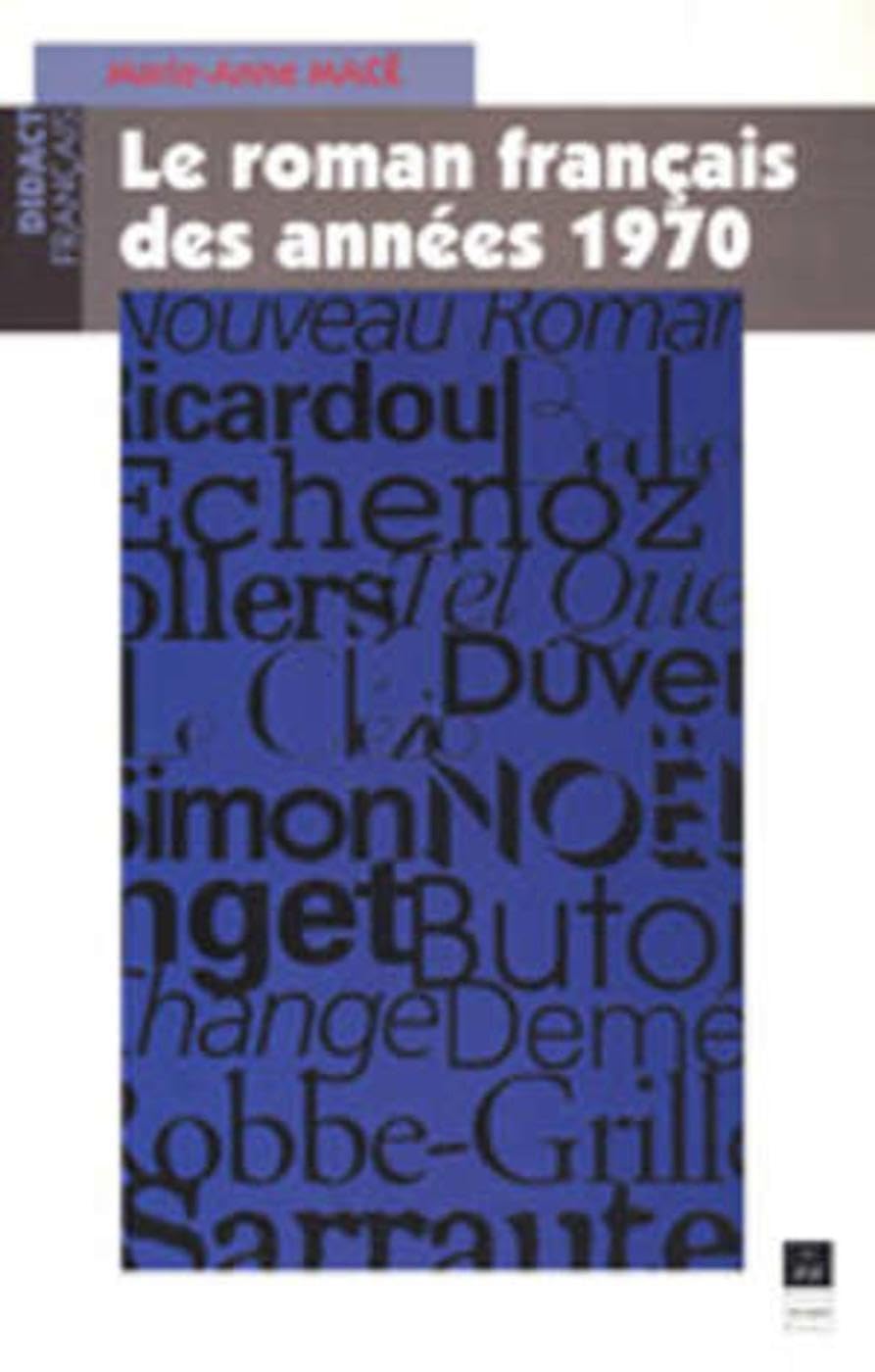 Le roman français des années 1970 Books