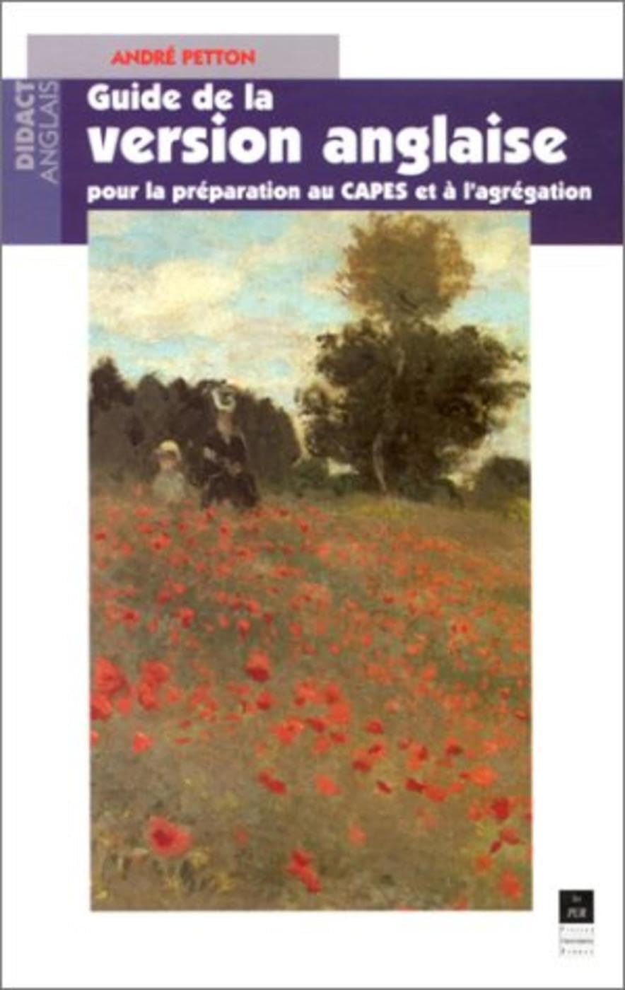 Guide de la version anglaise : pour la préparation au CAPES et à l'agrégation book