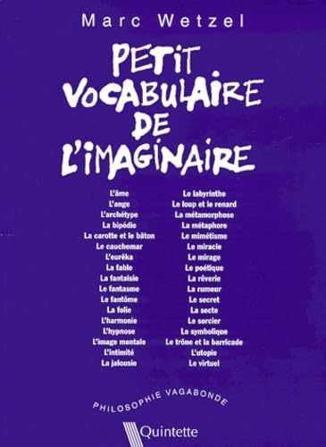 Petit vocabulaire de l'imaginaire book